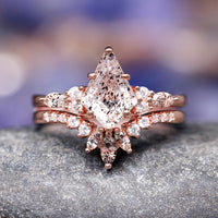 Matching couples ring set in 925 silver and tungsten