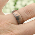 His and hers nature-inspired lotus flower ring set