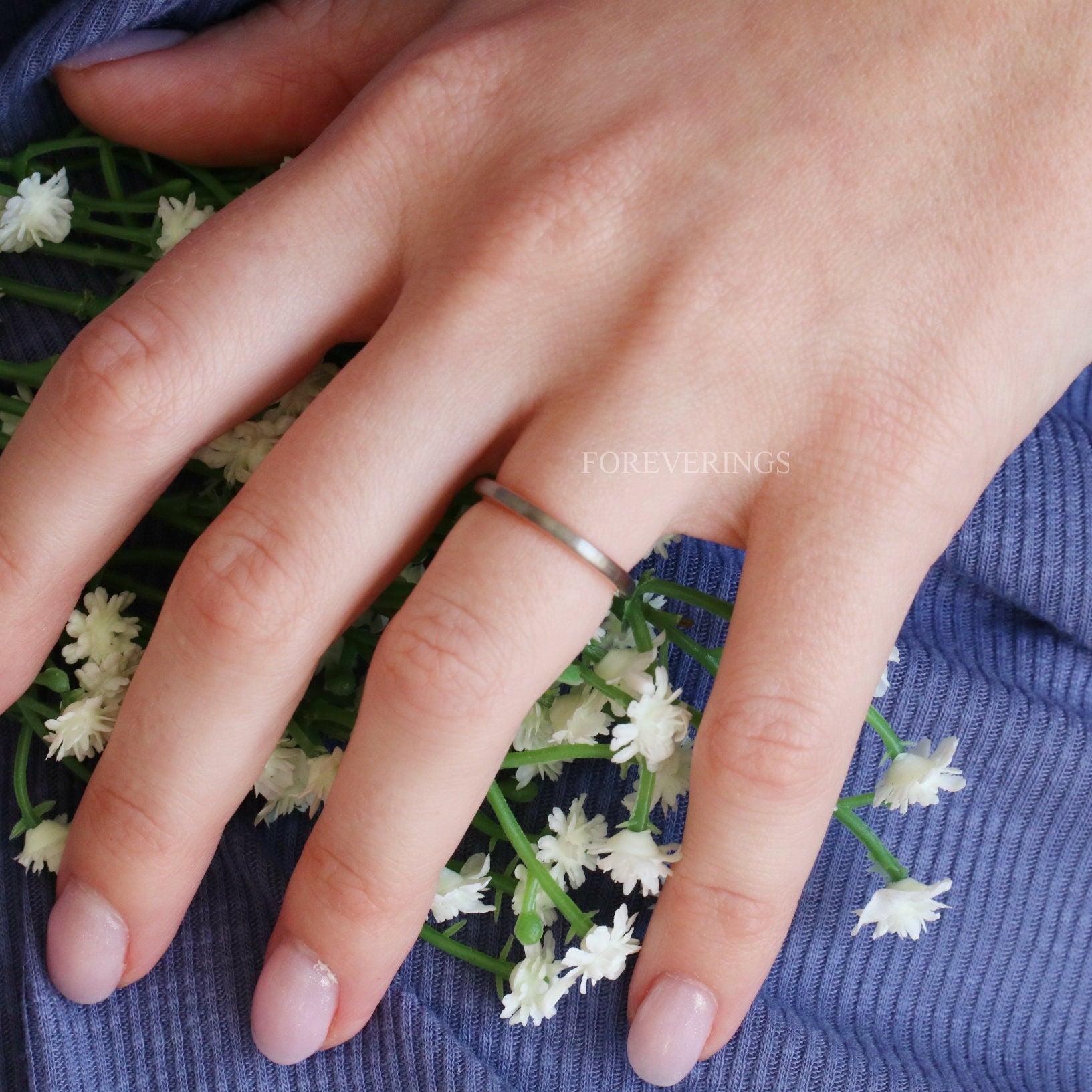 His and Hers Tungsten Wedding Band Set, 6mm-2mm Two-Tone Couples Rings, Silver and Rose Gold Band, Comfort Fit, Smooth, Dome, Matte Brush