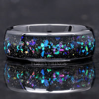 Galaxy Opal Black Ceramic Band | 8mm